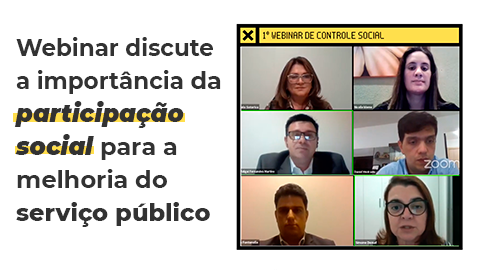 Capa 1º webinar controle social