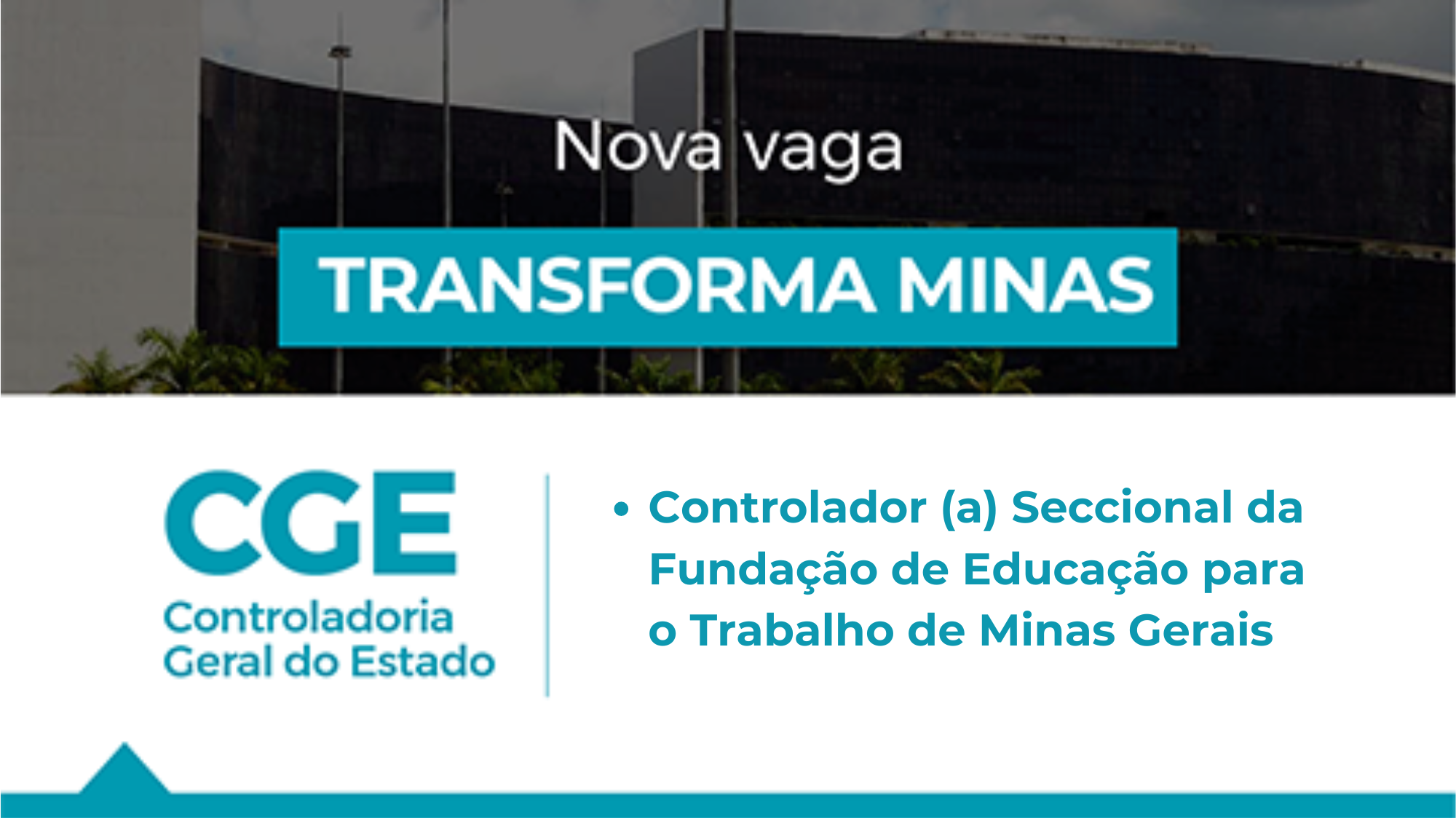 Controlador a Seccional da Fundação de Educação para o Trabalho de Minas Gerais